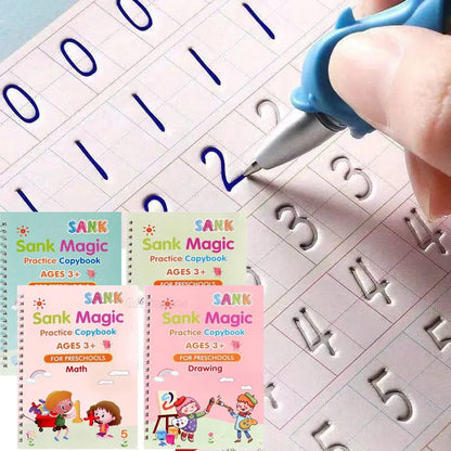 Magic Copybook: Reusable Kids' Writing & Calligraphy Practice Sets