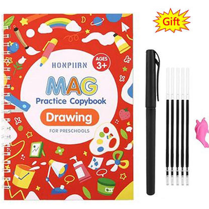 Magic Copybook: Reusable Kids' Writing & Calligraphy Practice Sets